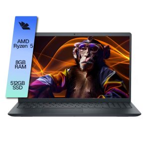Notebook Dell 15 Ryzen 5 8GB 512GB Touchscreen