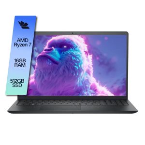 Notebook Dell 15 Ryzen 7 16GB 512GB SSD Touchscreen