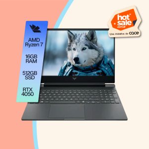 Notebook HP Victus Ryzen 7 16GB 512GB RTX 4050