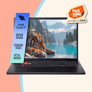 Notebook Acer Nitro Core i7 16GB 512GB RTX 4050