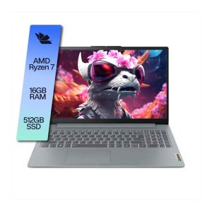 Notebook Lenovo Slim 3 Tactil Ryzen 7 16GB 512GB