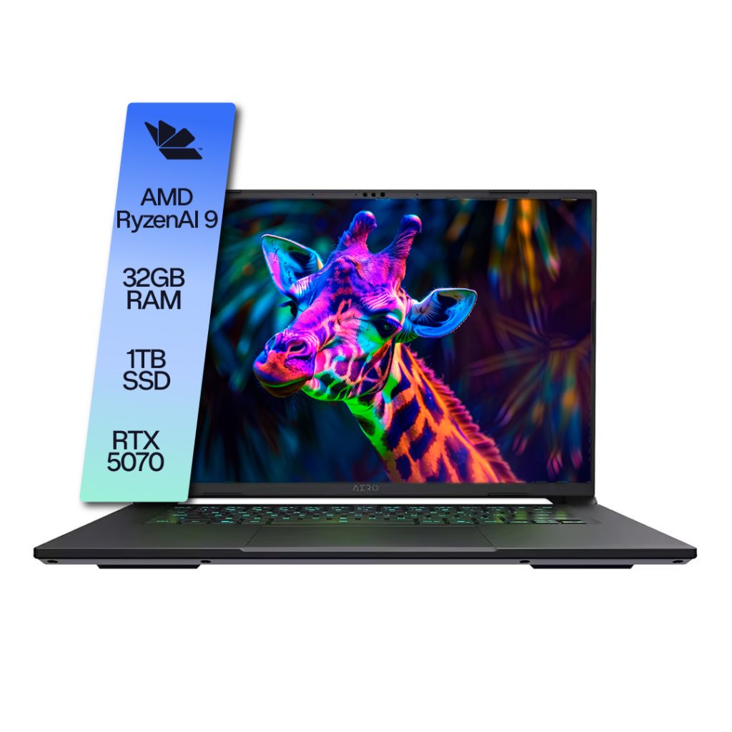 Notebook Gigabyte AERO X16 Ryzen AI 9 32GB 1TB SSD RTX5070